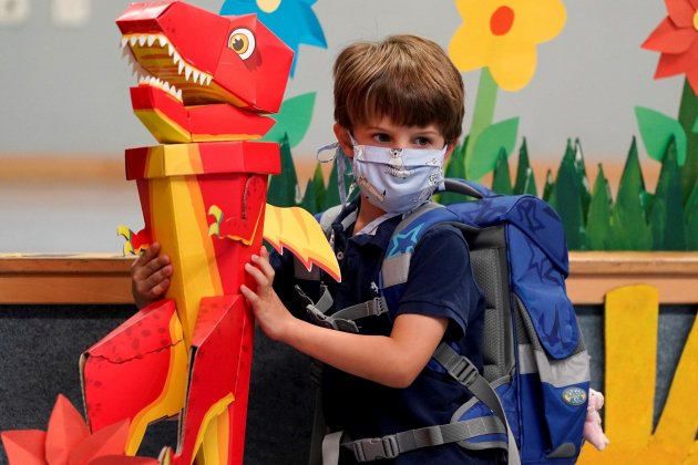 mascarilla cantabria niño niños efe