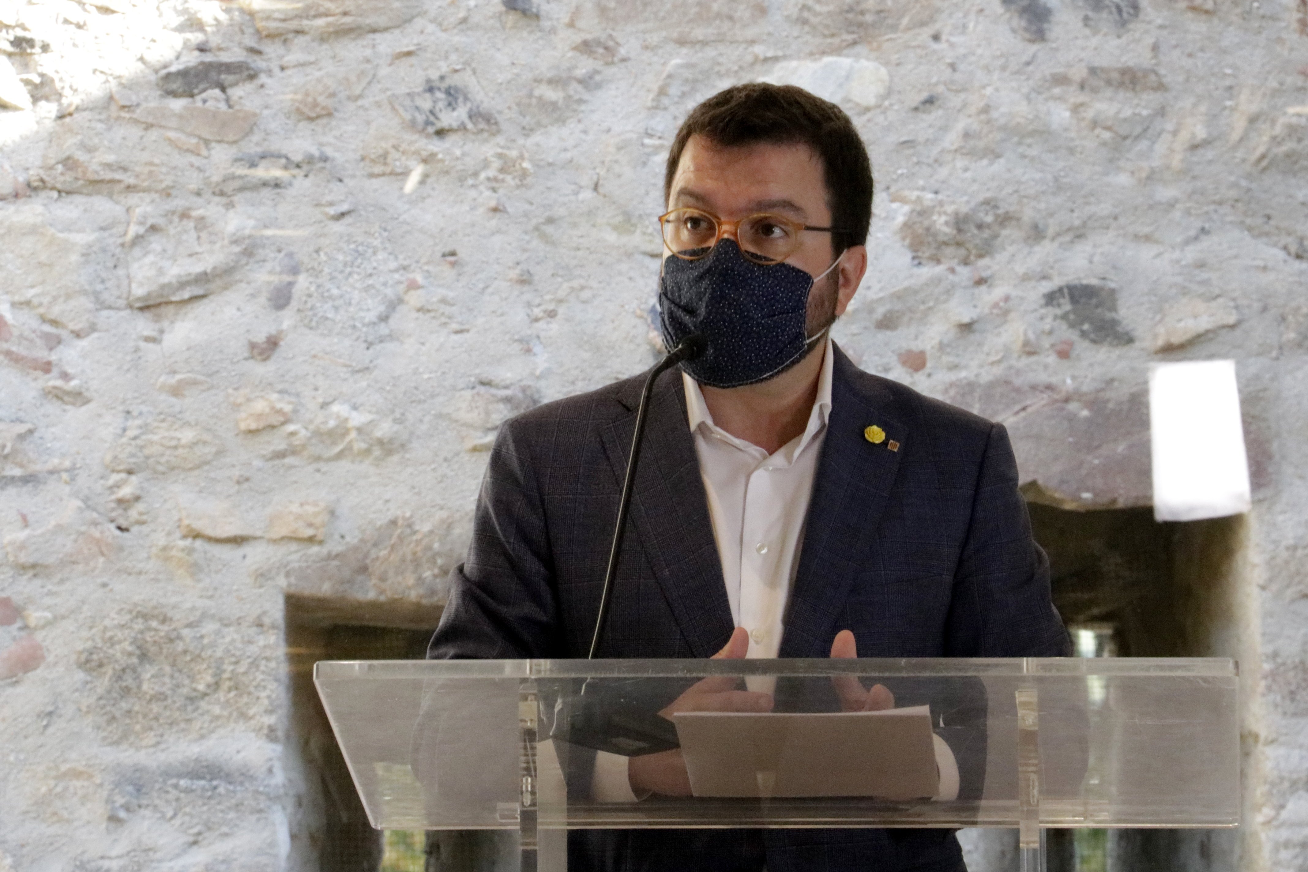 Aragonès plantea a los empresarios que la independencia "es inevitable"
