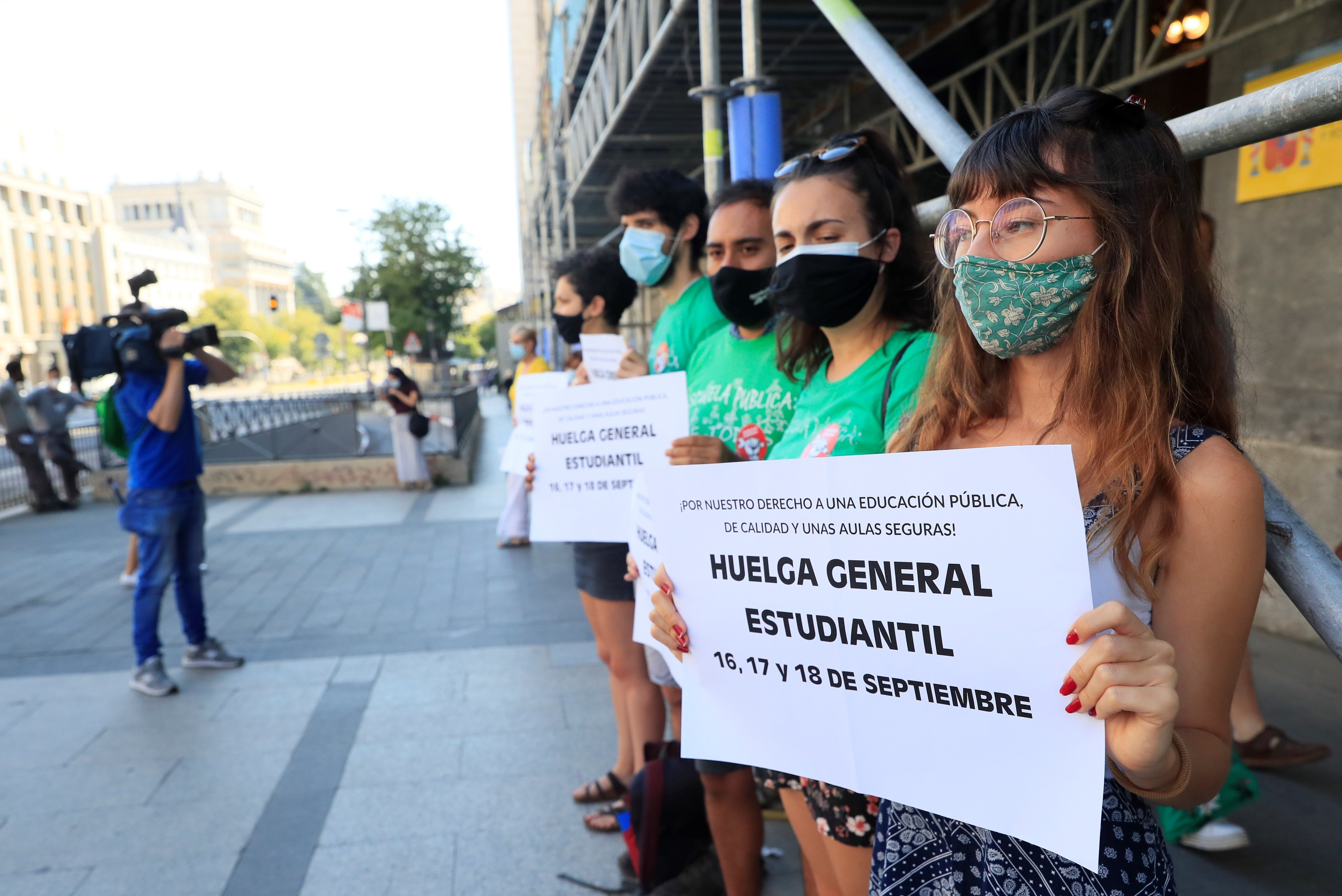 Convocada una huelga de estudiantes del 16 al 18 de septiembre en toda España