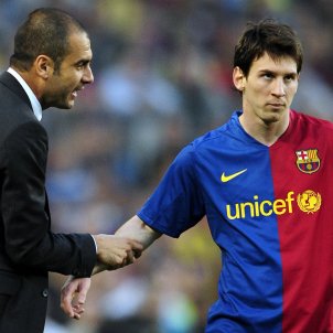 Pep Guardiola Leo Messi GTRES