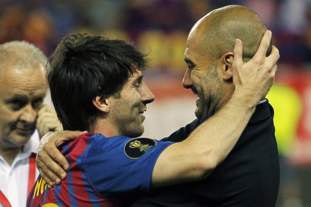 Messi Guardiola abrazada GTRES