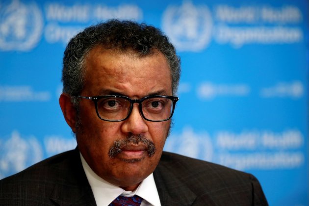 El director general de l’Organització Mundial de la Salut (OMS) Tedros Adhanom Ghebreyesus acn