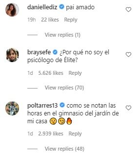 Comentarios en la publicación de Miguel Herrán