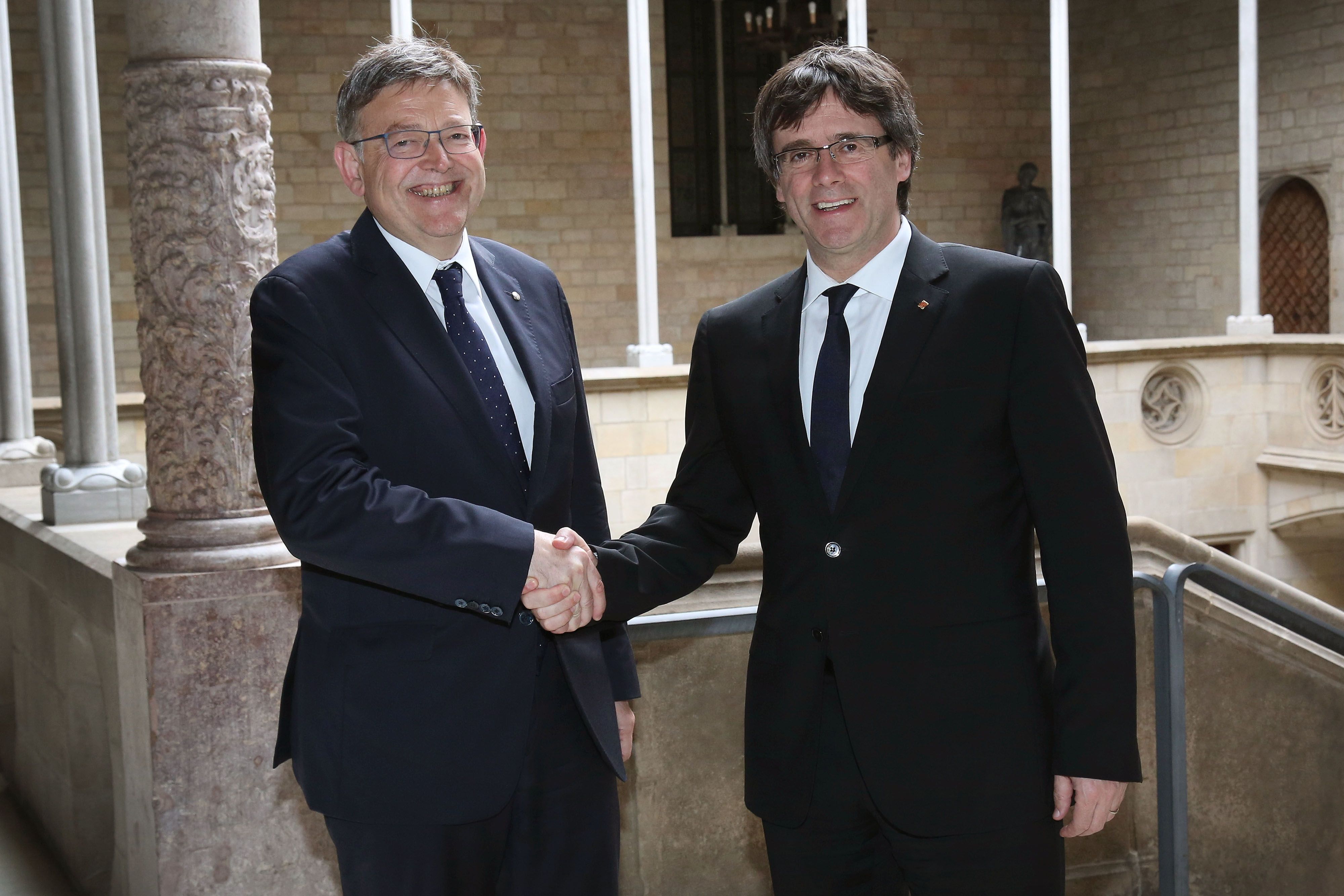 Puigdemont y Puig exigirán juntos el corredor mediterráneo