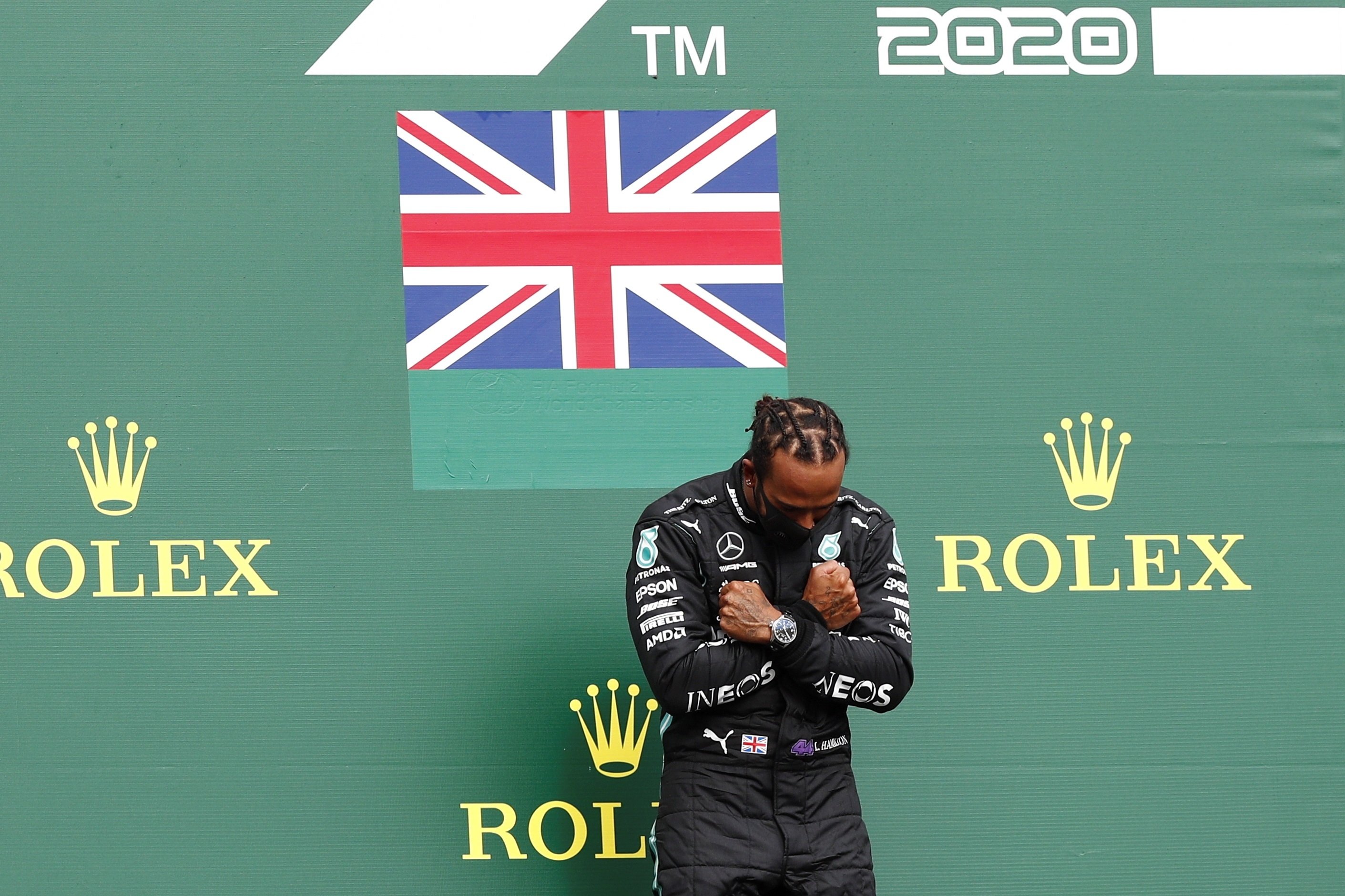 Lewis Hamilton Wakanda Forever Formula 1 GP Bélgica