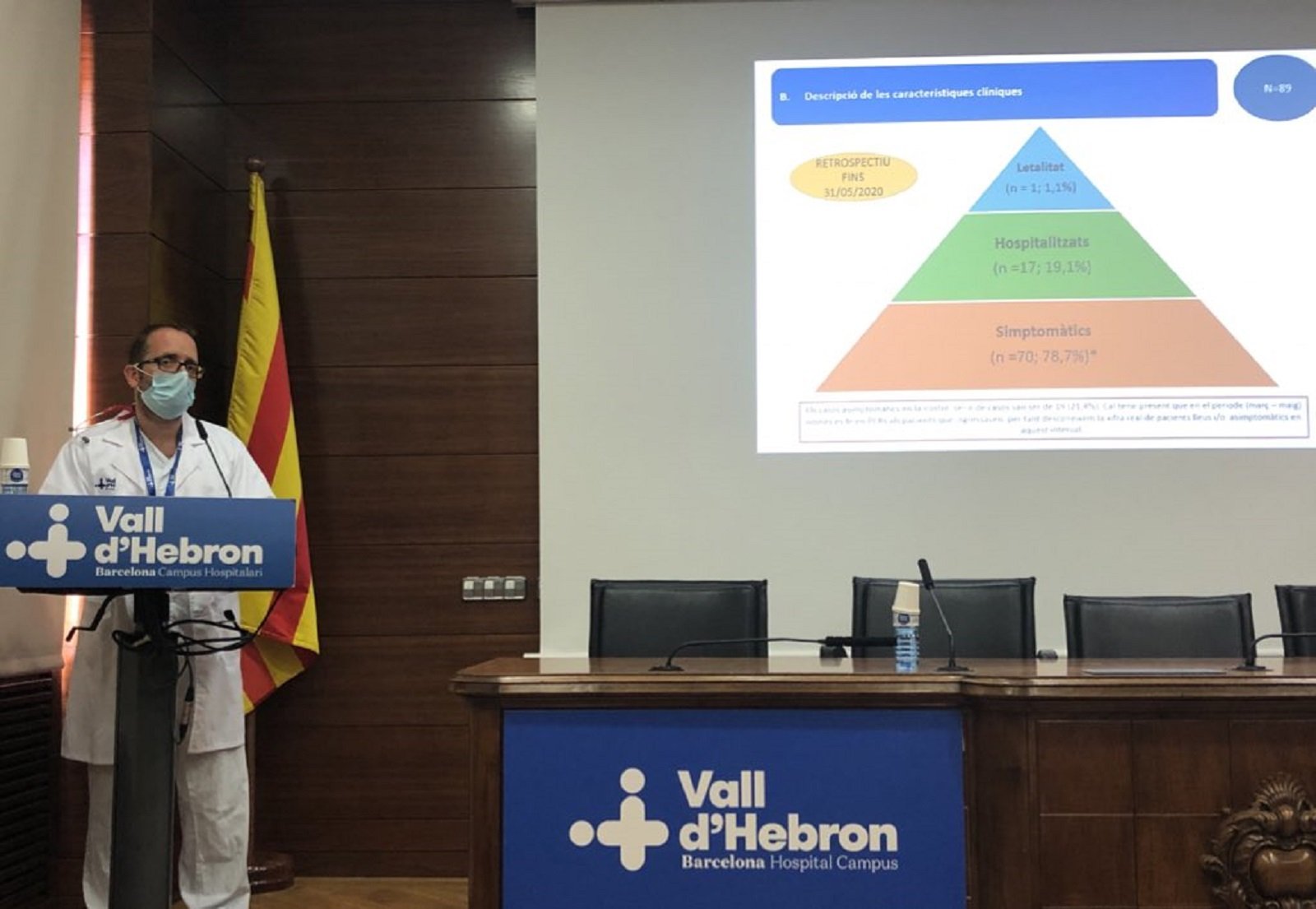 La transmissió del coronavirus de nens a adults és baixa, segons Vall d'Hebron