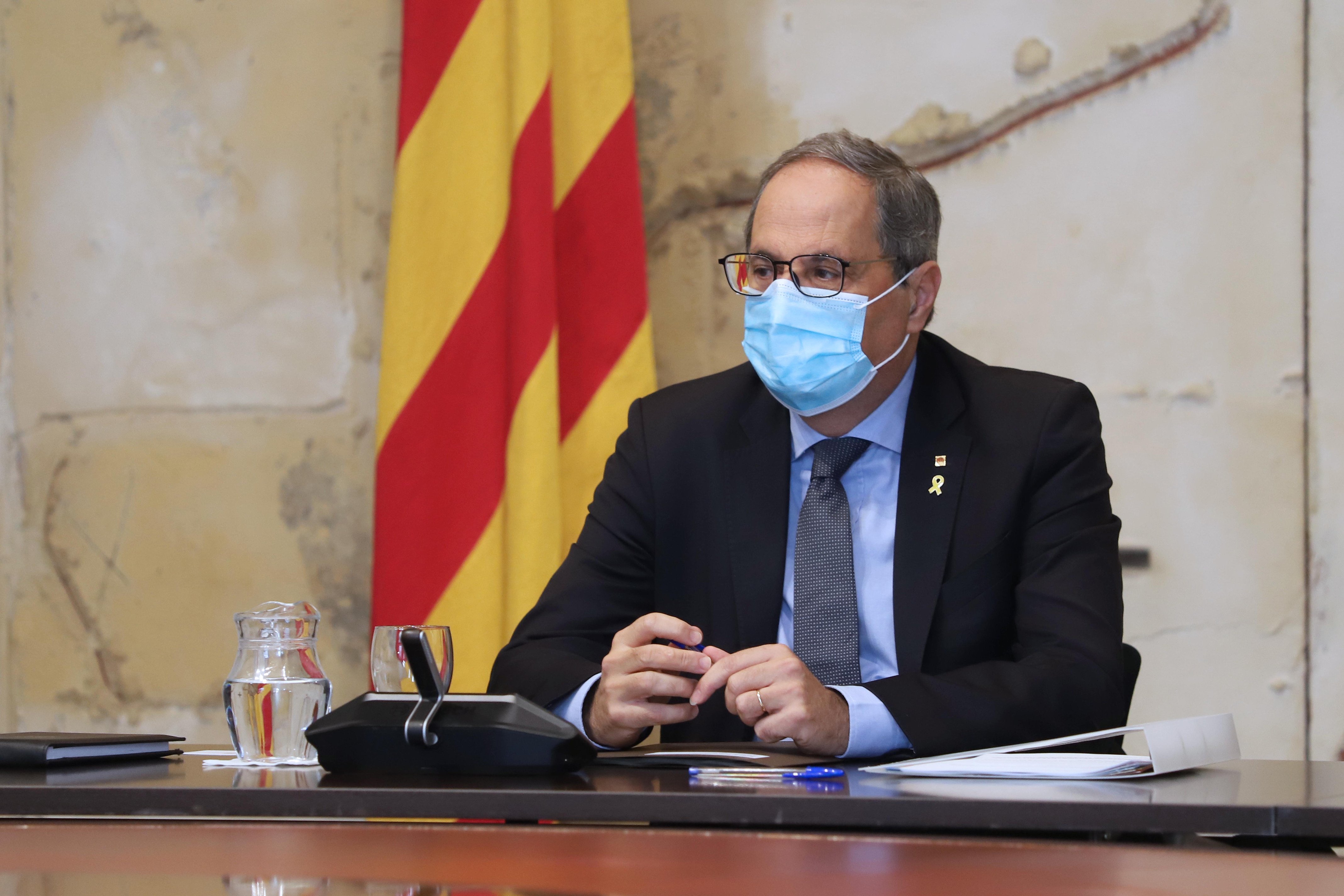 Torra demana al govern espanyol la baixa per tots els pares amb fills confinats