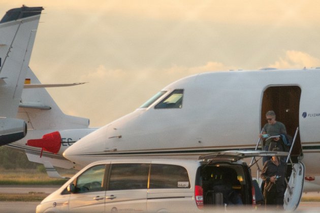 Jorge Messi aeroport reunio Barcelona avio EFE