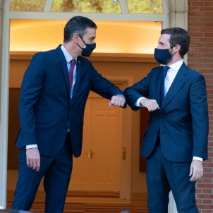 Pedro Sánchez Pablo Casado Pool Moncloa/Fernando Calvo y Borja Puig de la Bellacasa Pedro Sánchez Pablo Casado Pool Moncloa/Fernando Calvo y Borja Puig de la Bellacasa