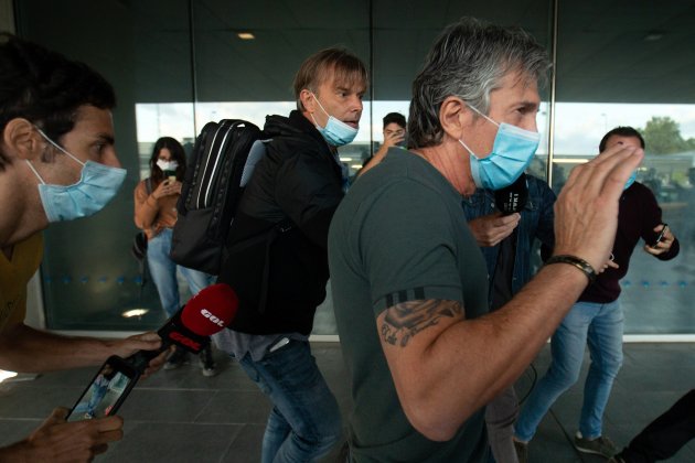 Jorge MEssi pare messi aeroport de Barcelona - Efe