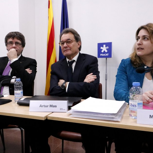 Carles Puigdemont, Artur Mas i Marta Pascal ACN