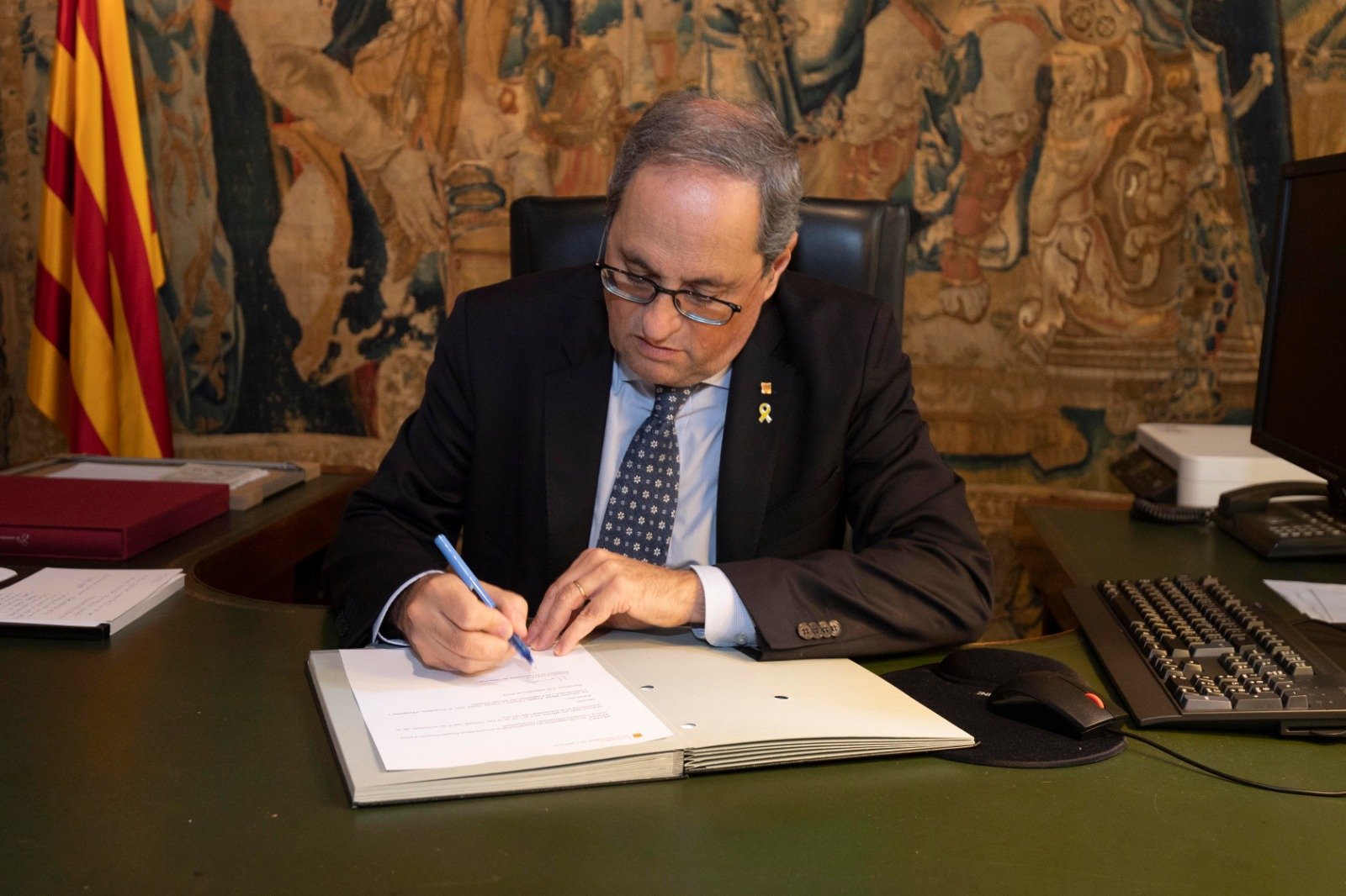 Quim Torra: "The government needed strengthening and new energy"