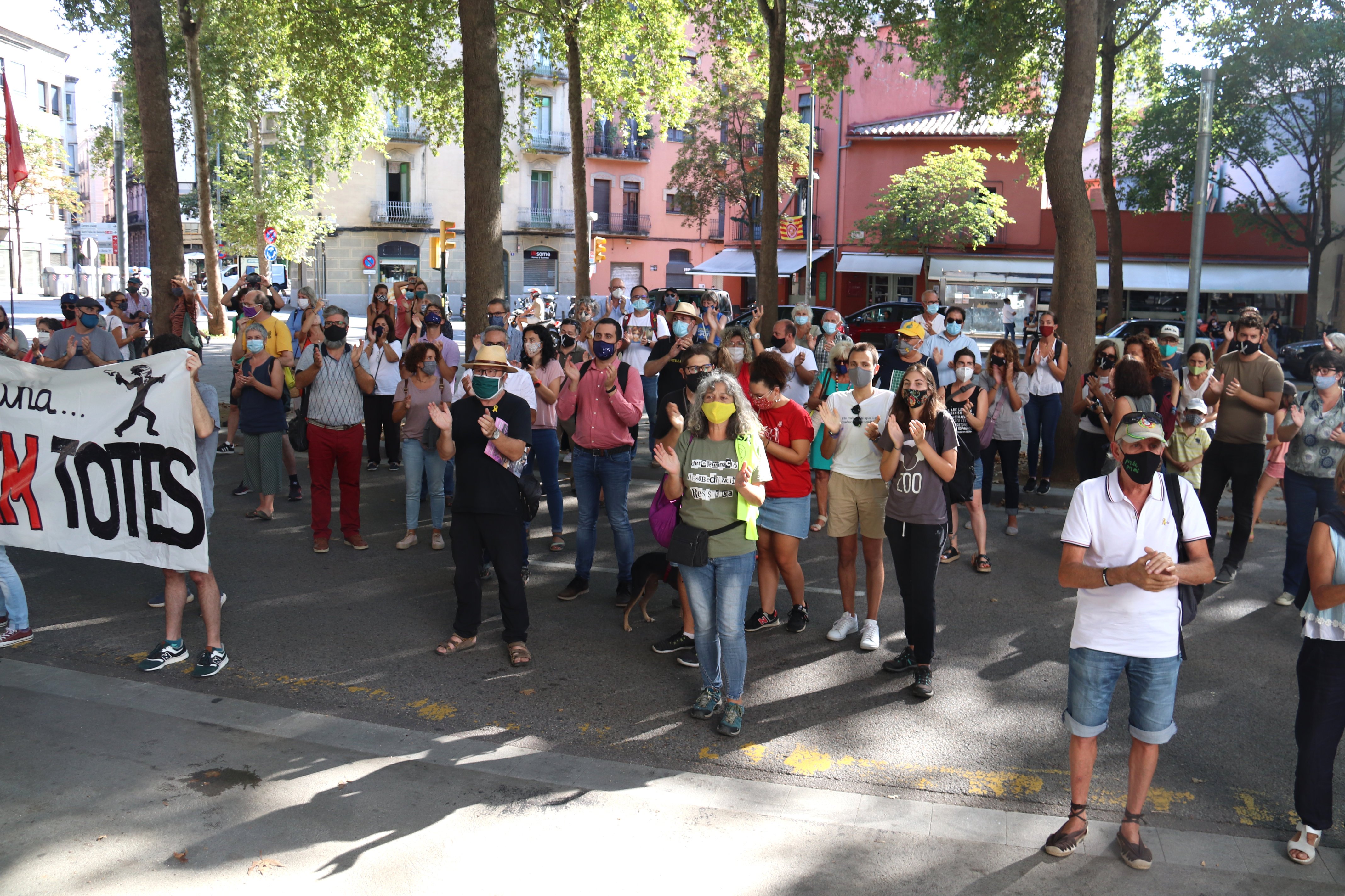 Només dos dels 11 encausats declaren pel tall de l'AP-7 a Salt