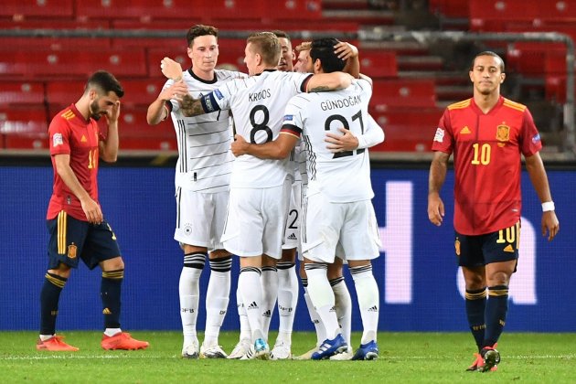 Alemania celebra gol España Uefa Nations League EFE