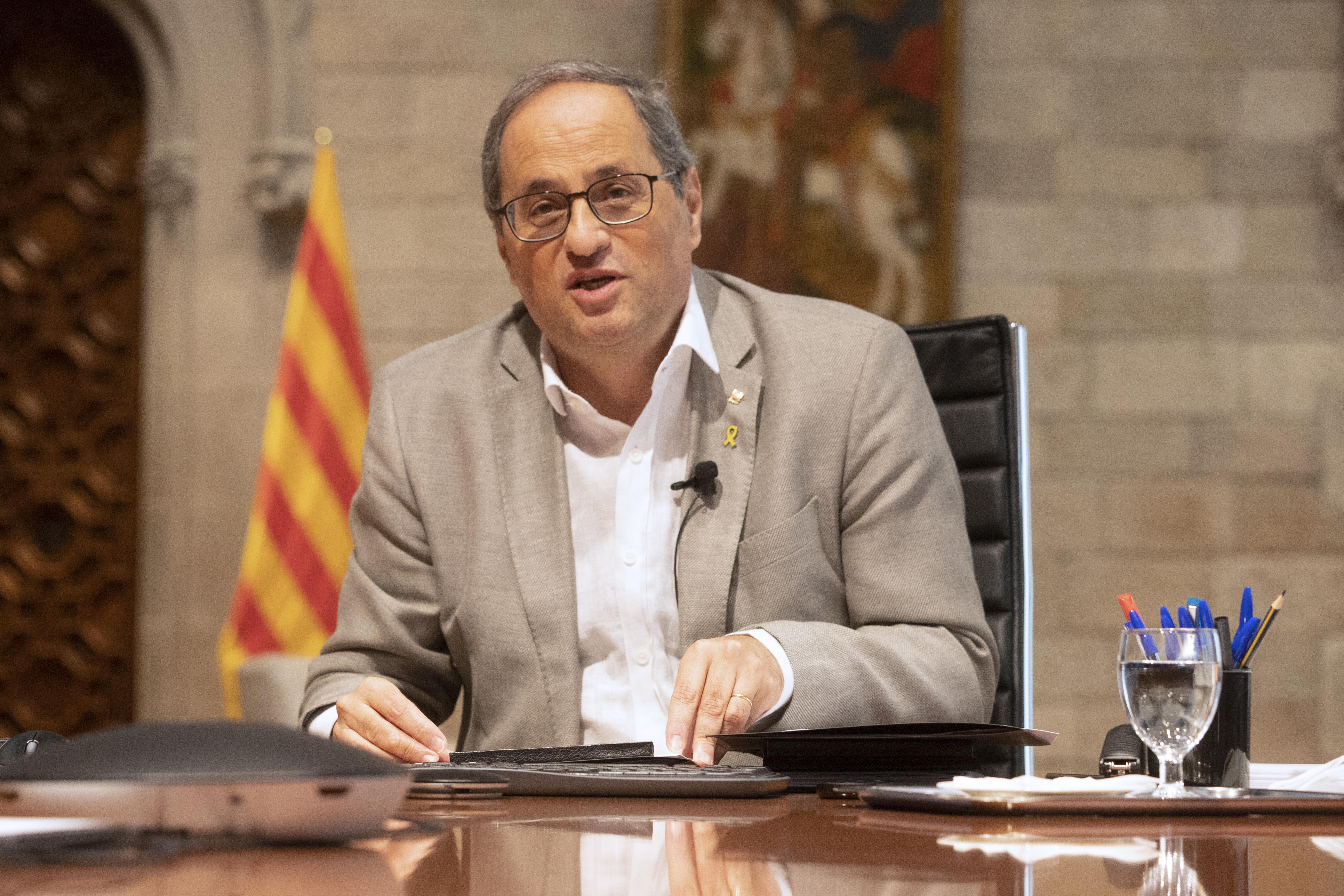 Torra, sobre la recuperación económica: "Hará falta un gran consenso de país"