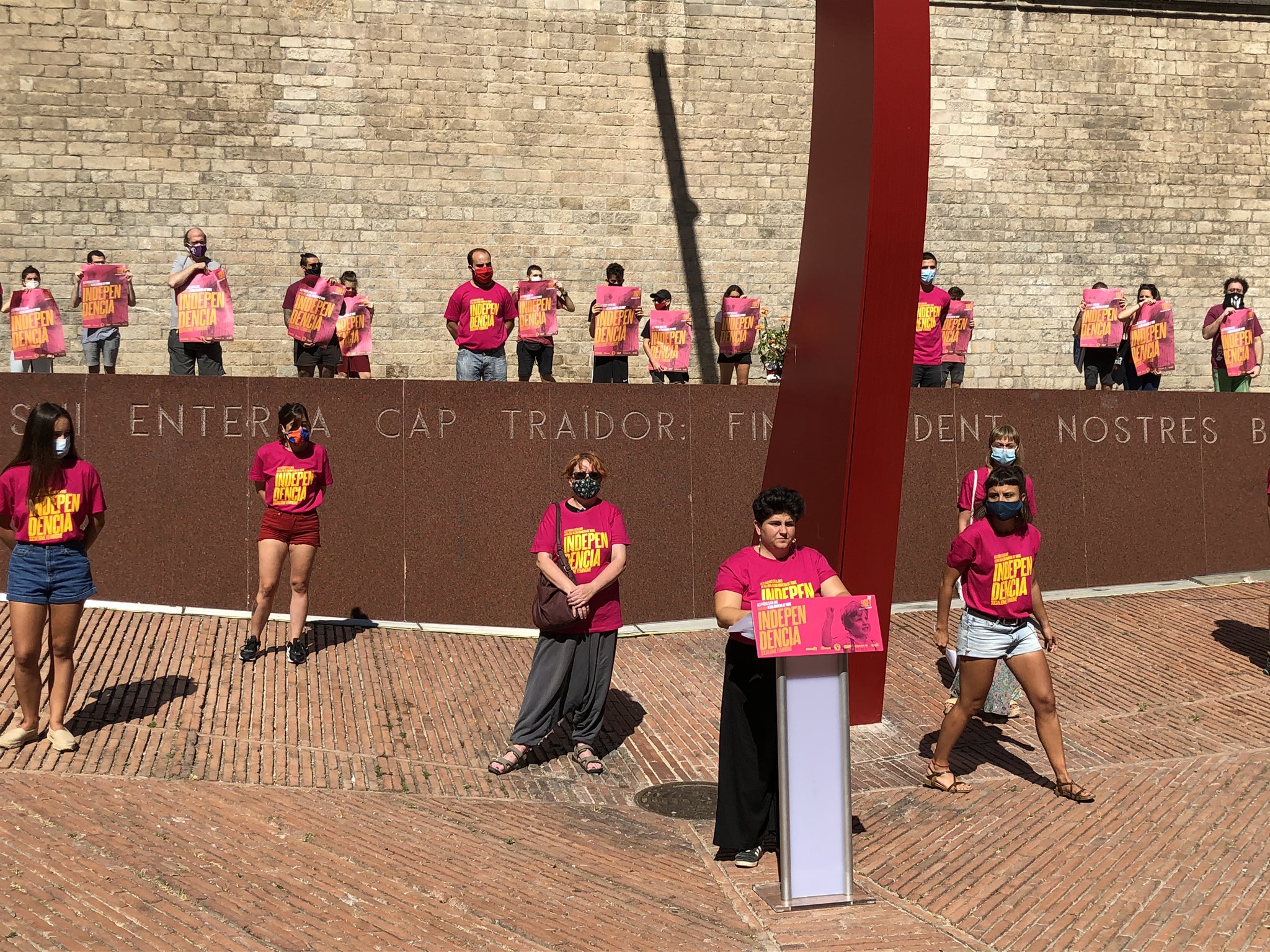 La izquierda independentista convoca delante del TSJC en la Diada 2020