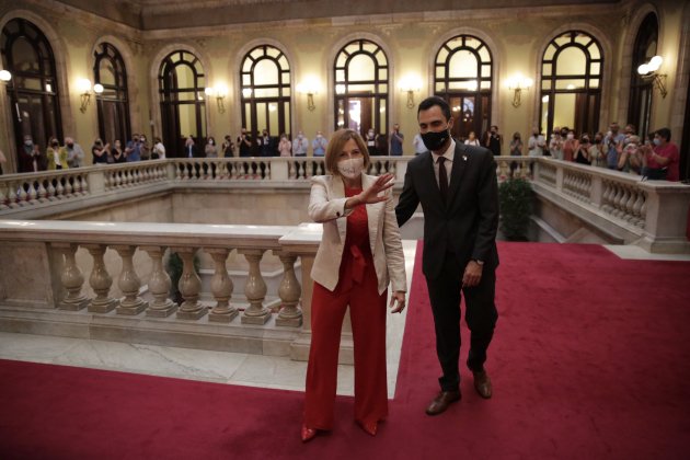 Carme Forcadell tornada Parlament - Sergi Alcàzar