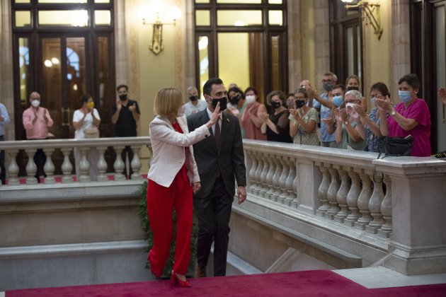 Carme Forcadell Torna al Parlament Roger Torrent Covid 19 coronavirus - Sergi Alcazar