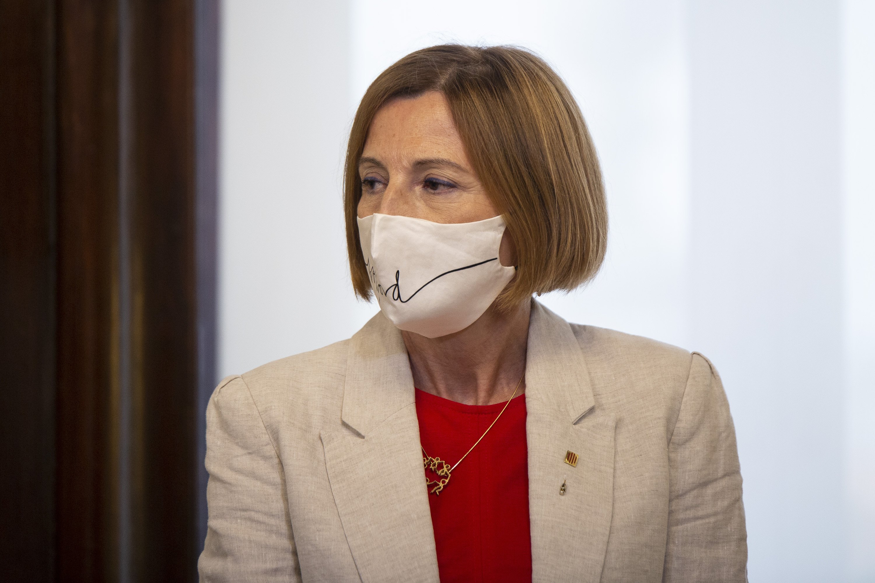 Forcadell espera que la respuesta a la inhabilitación no llegue "tarde"