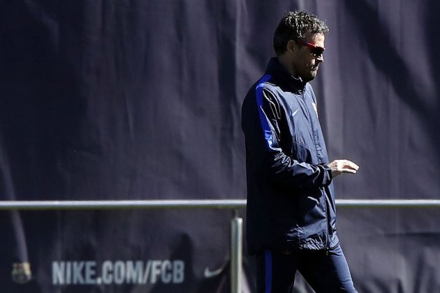 Luis Enrique entrenamiento Barça Efe