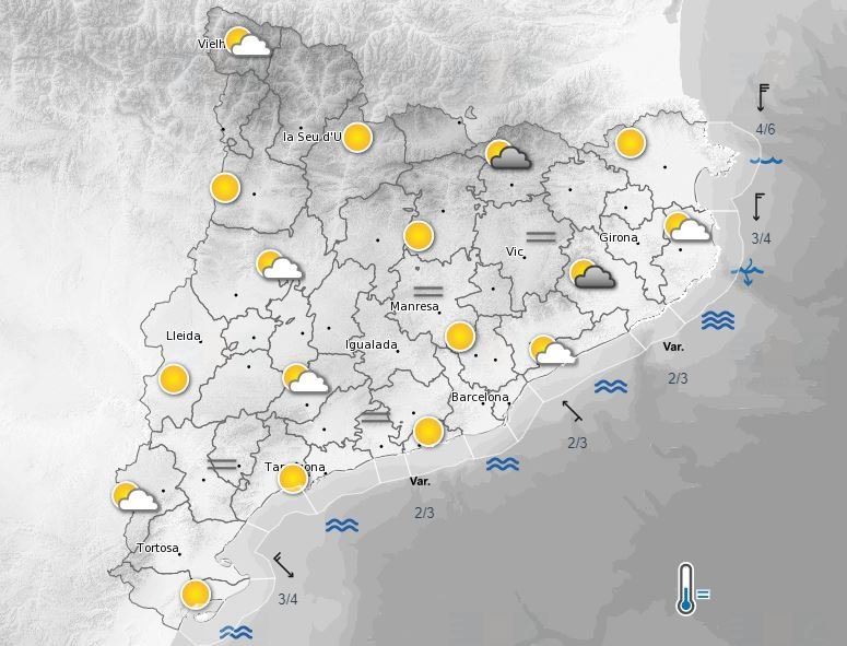 mapa temps