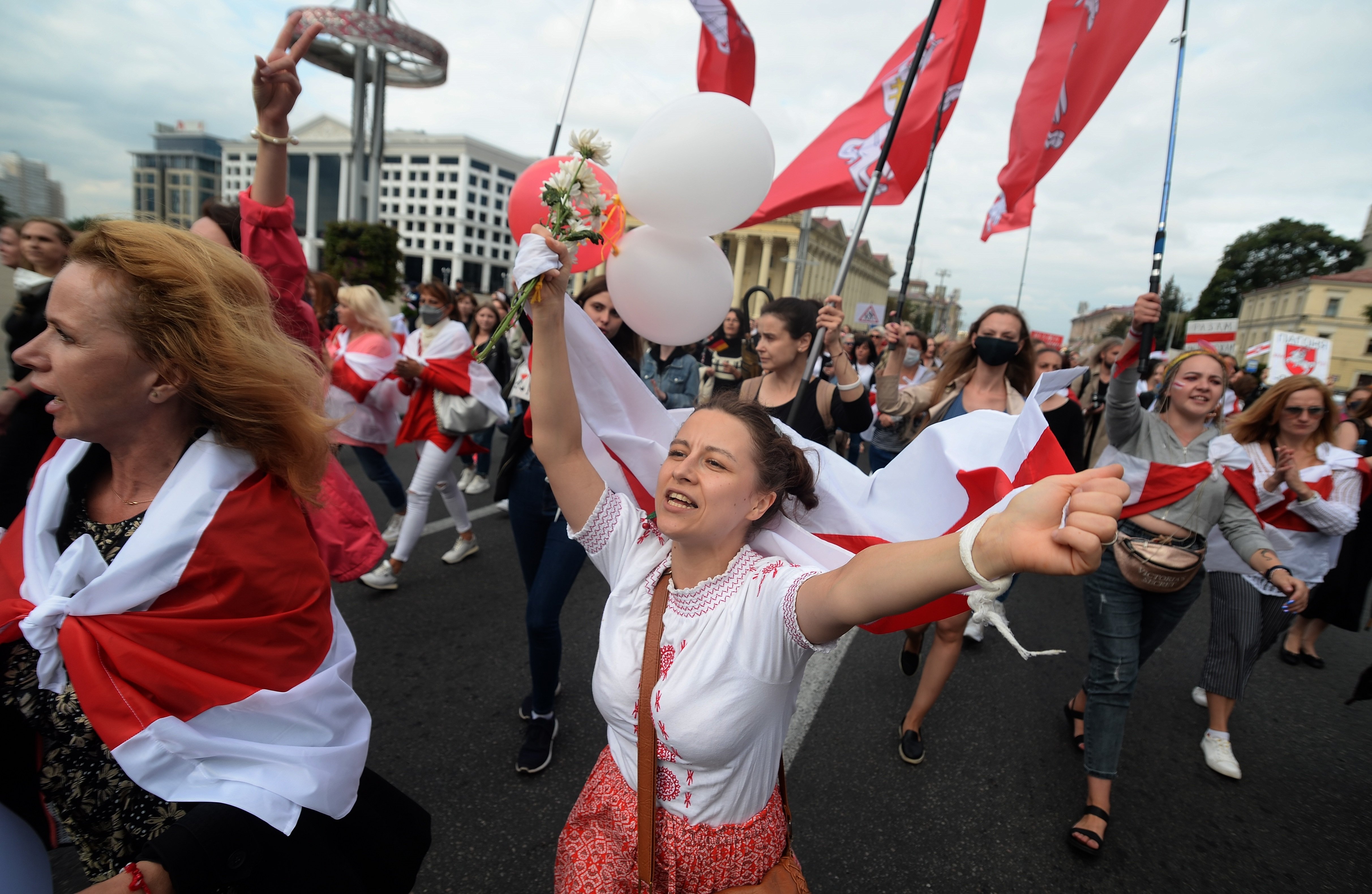 manifestacio oposició dones bielorússia - efe