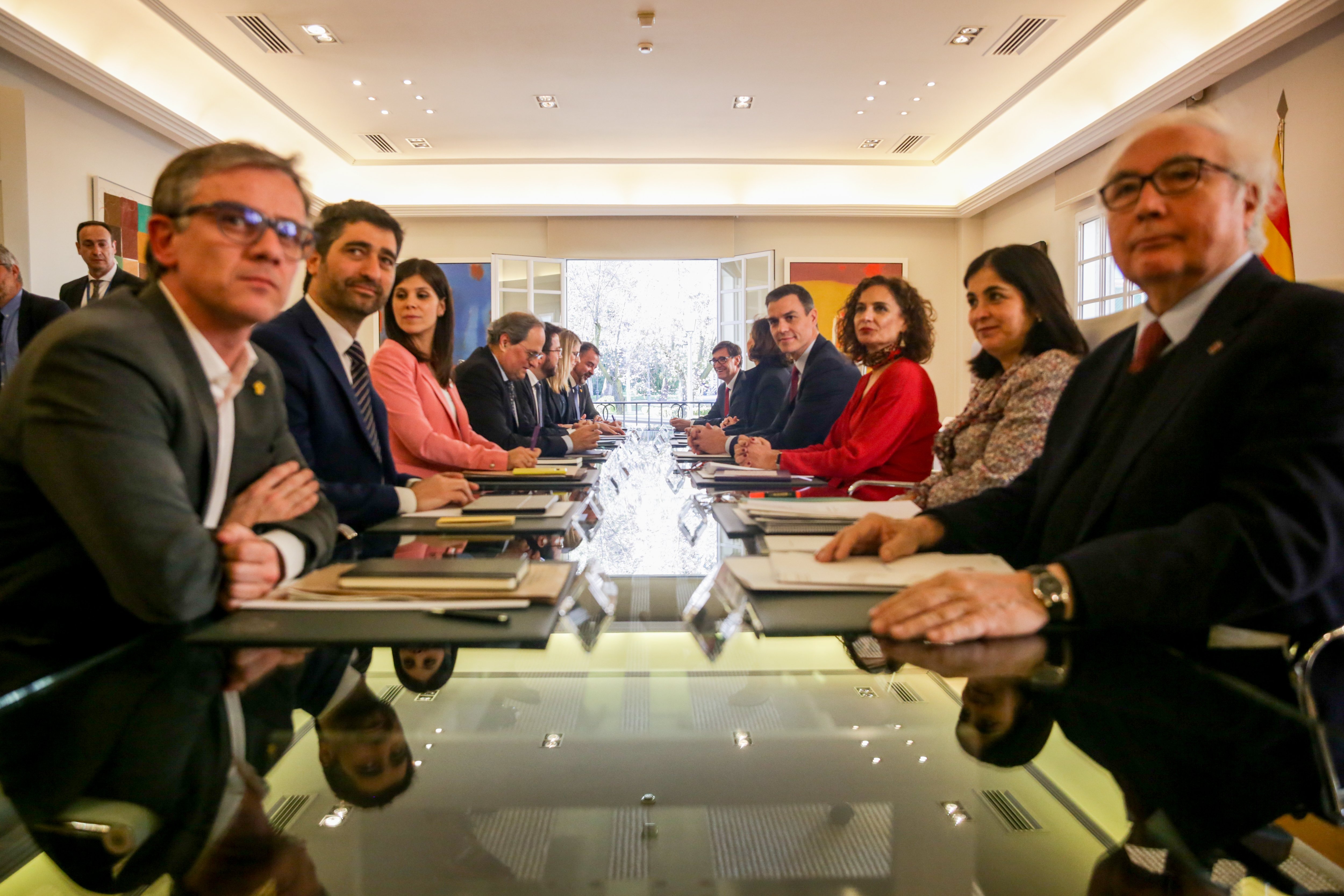primera reunió taula diàleg Moncloa madrid EP