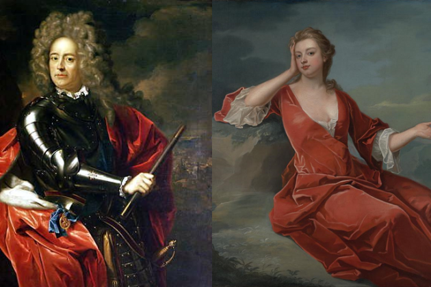 Anna Stuart. Lord i Lady Marlborough i Churchill