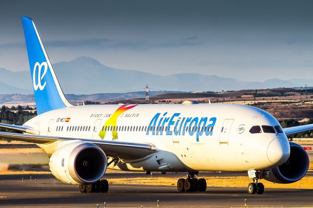 Un avión de la compañía Air Europa en un Aeropuerto. Foto: Europa Press