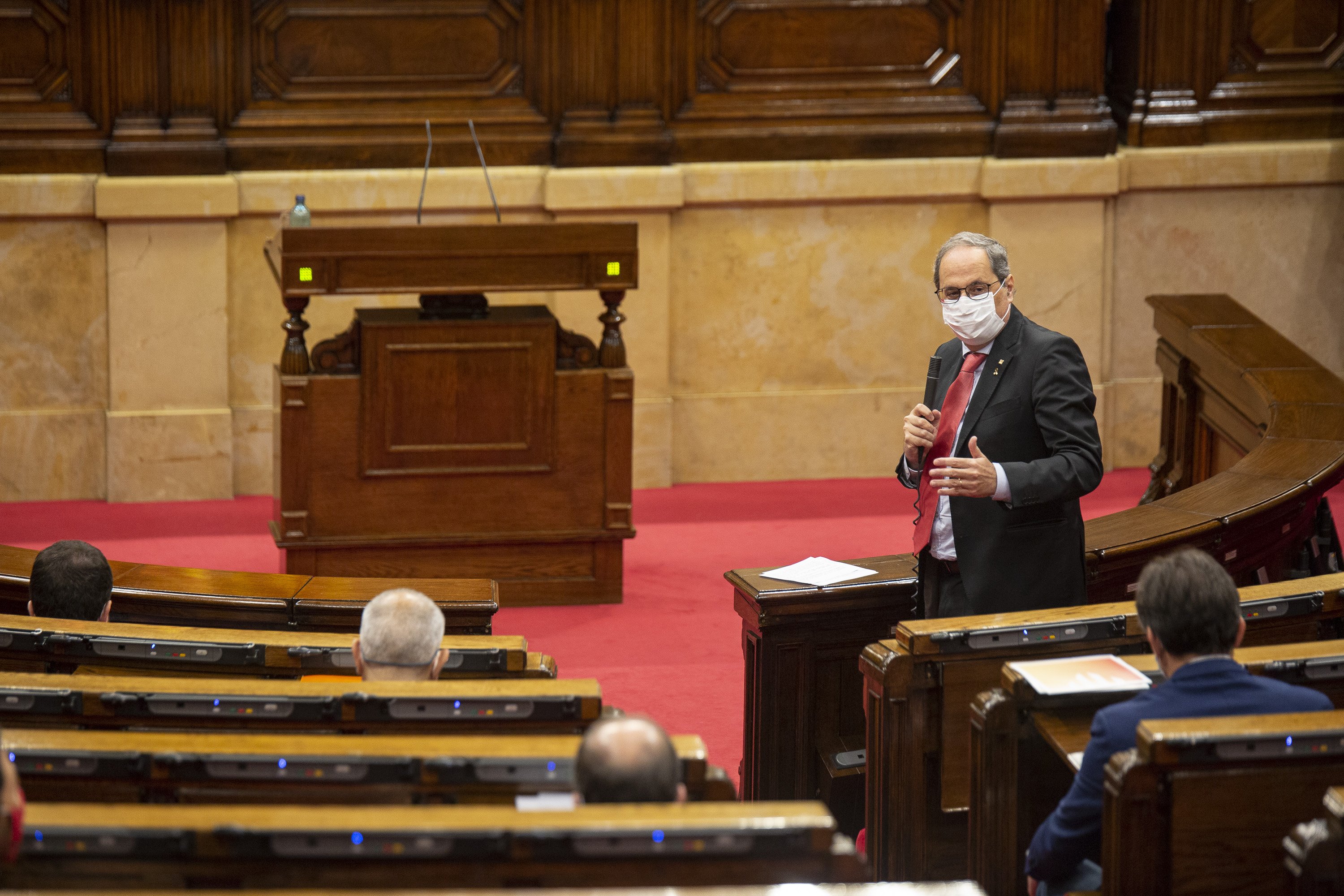 Torra confia en un acord sobre lloguers enmig d'un intercanvi de retrets amb ERC