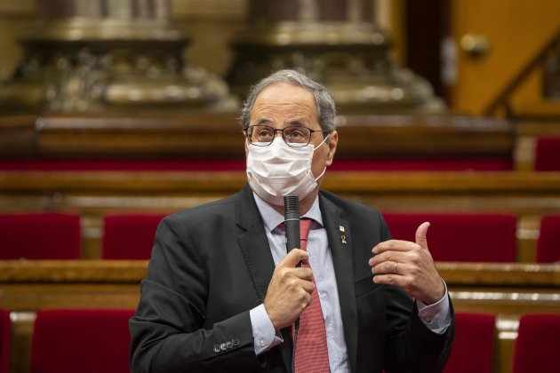 Sessio de control Quim Torra Parlament mascareta - Sergi Alcàzar