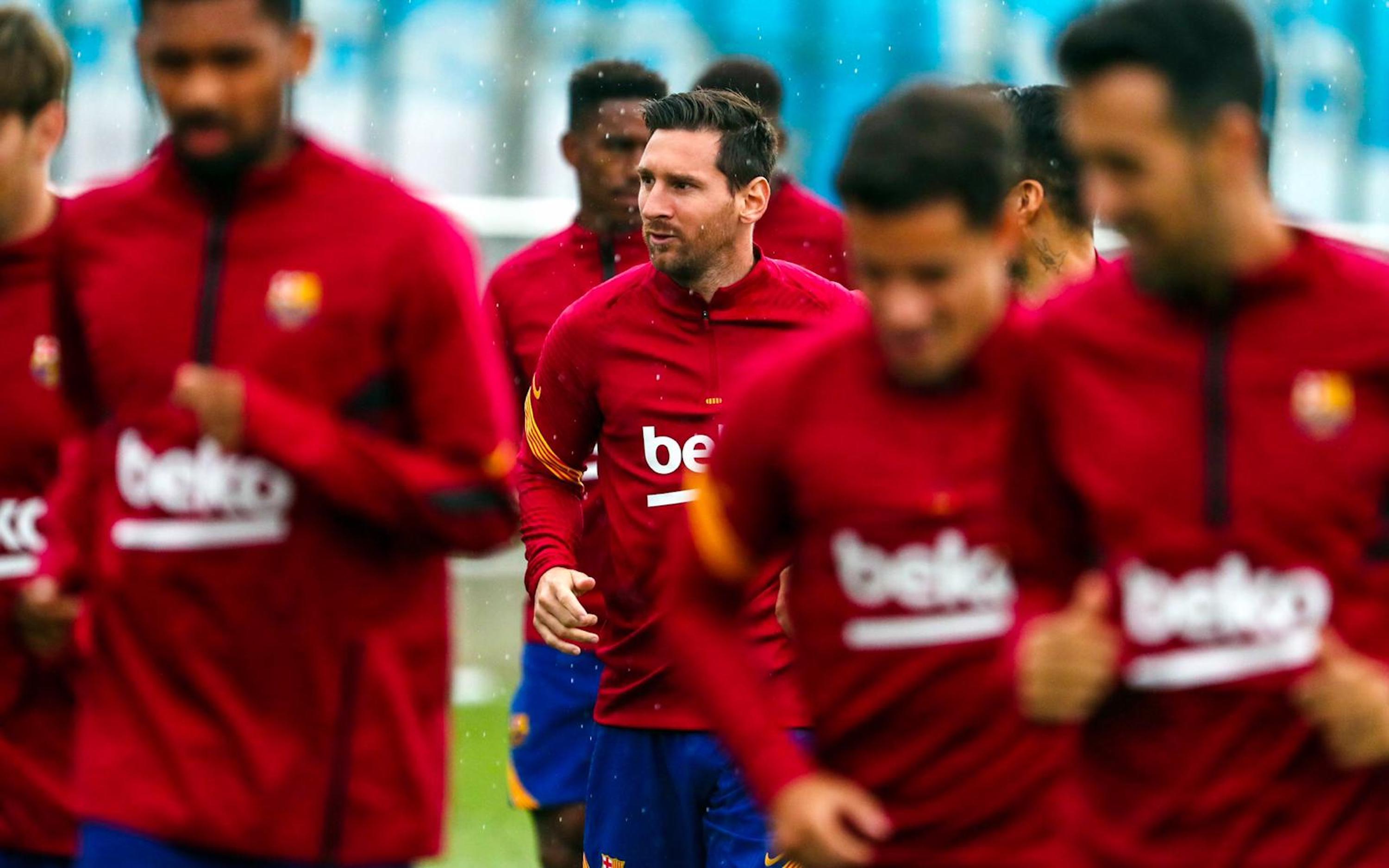 Leo Messi entrenament grup @fcb
