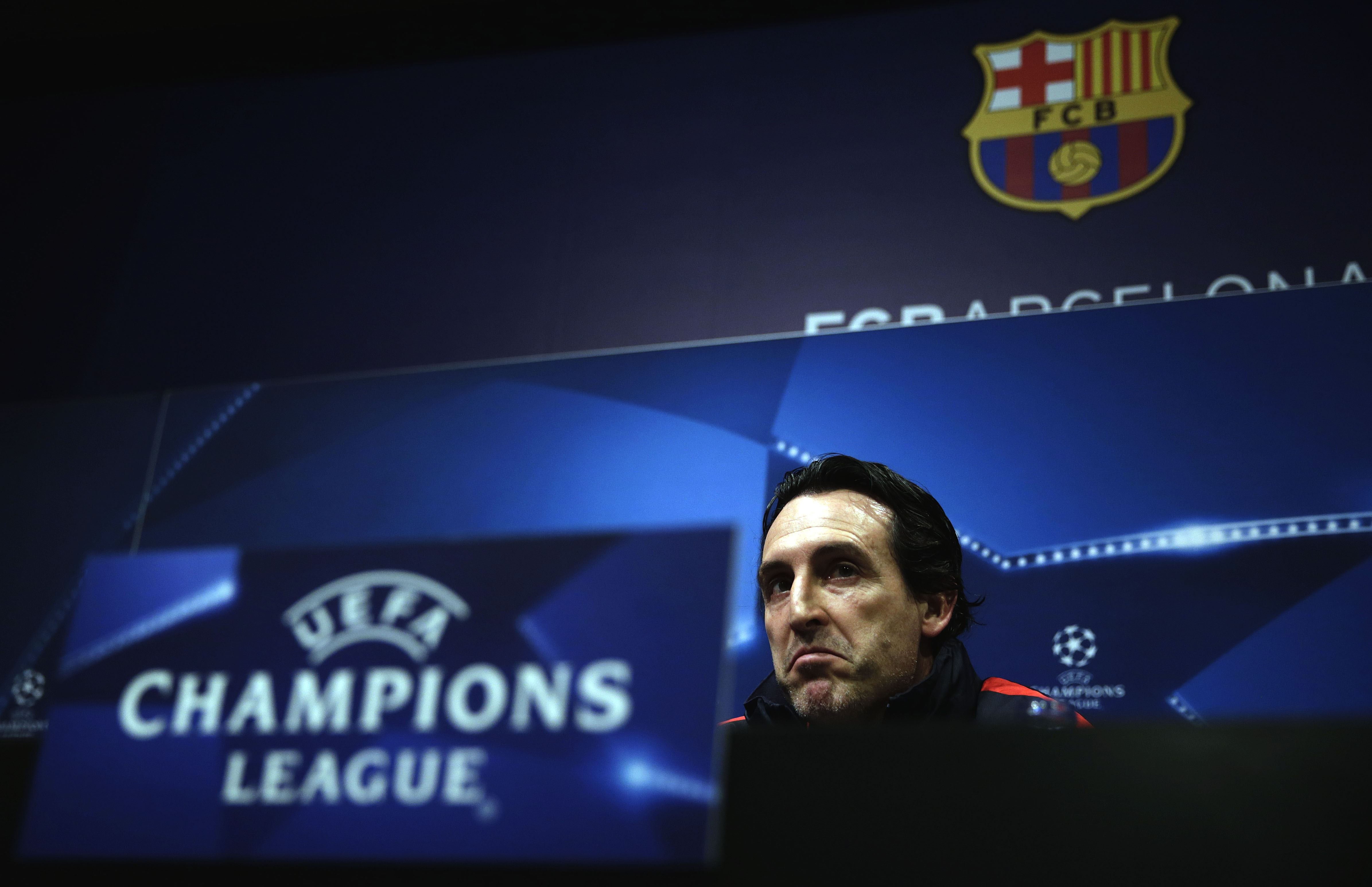 Emery: "Hay que trabajar minuto a minuto para eliminar al Barça"