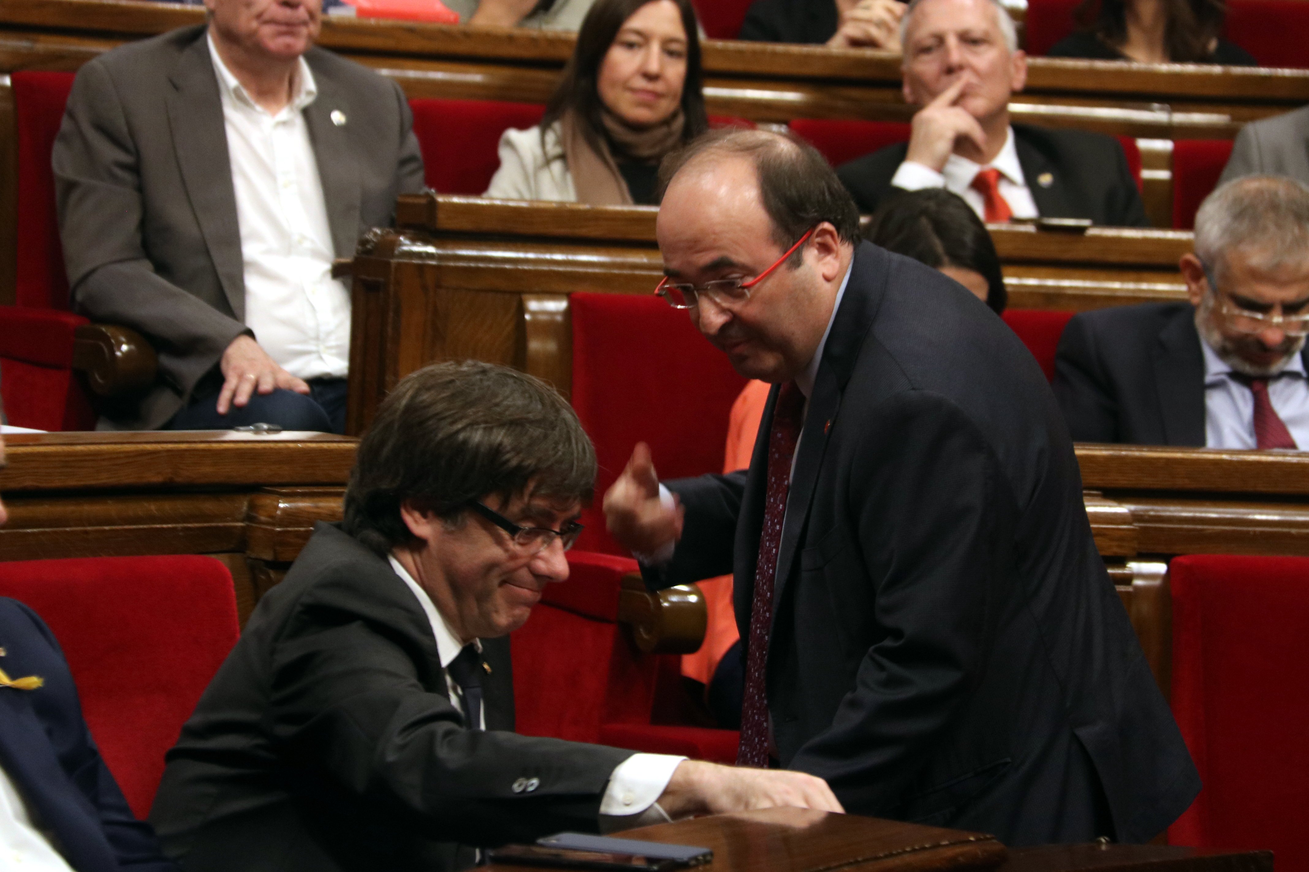Iceta adverteix Puigdemont: si torna, "haurà de fer front a les conseqüències"