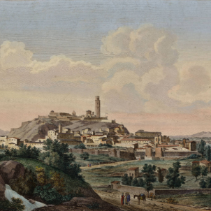 Test 113. Lleida i la Terra Ferma. Vista de Lleida (1806), obra de Laborde. Font Cartoteca de Catalunya Test 113. Lleida i la Terra Ferma. Vista de Lleida (1806), obra de Laborde. Font Cartoteca de Catalunya