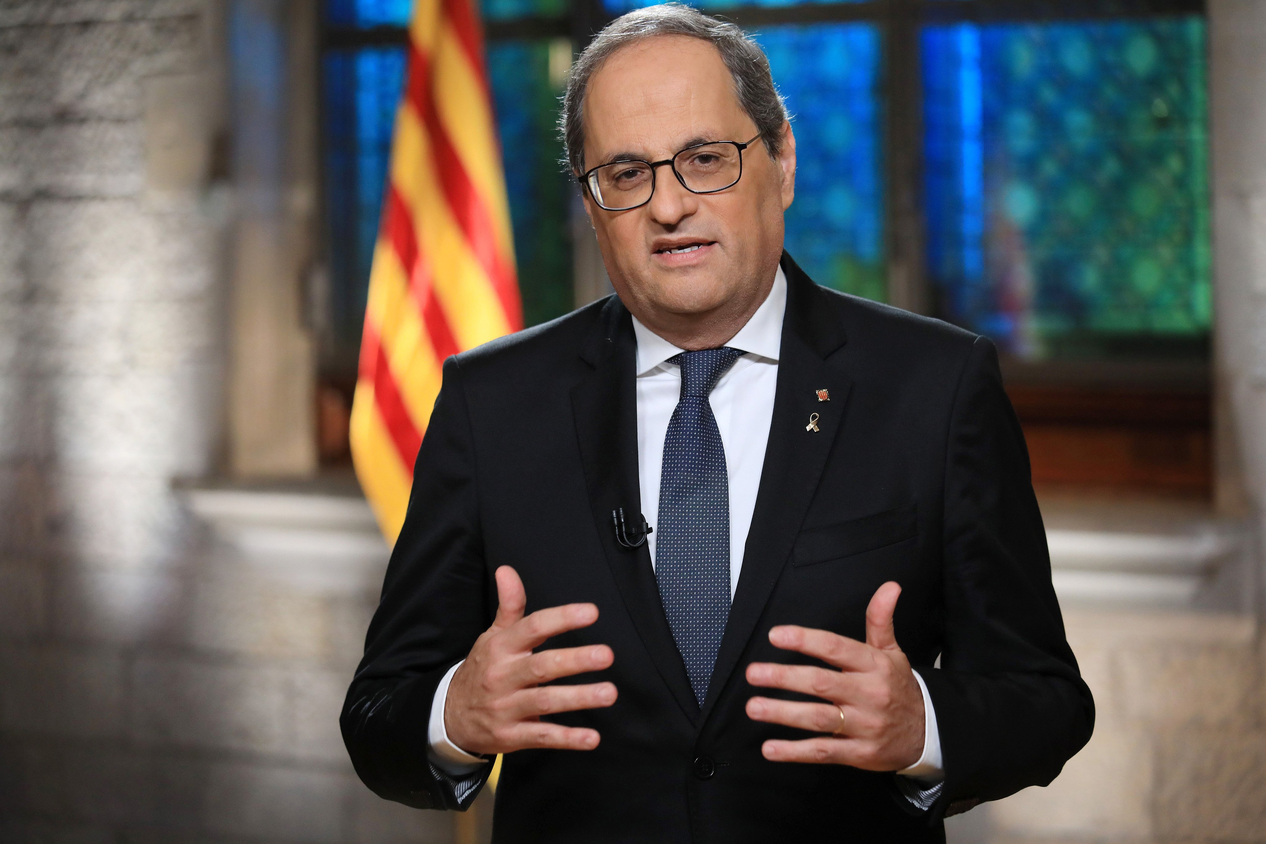 Torra calls on Spain to "accept its responsibilities" as Germany has done