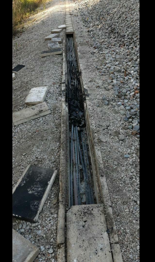 Rodalies Girona catenaria Incendio Diada 11S