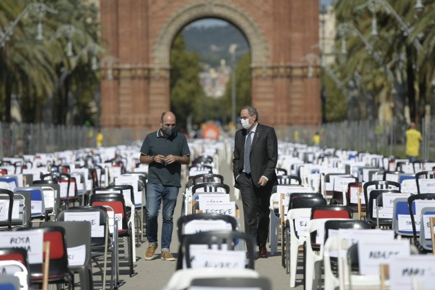 Acto Diada 2020 Òmnium Quim Torra 2 Maria COntreras Cuello|Garganta