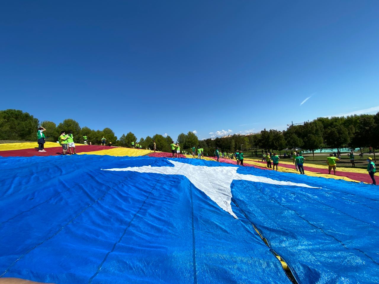 La 'megaestelada' de Sant Cugat: las imágenes de los lectores de El Nacional