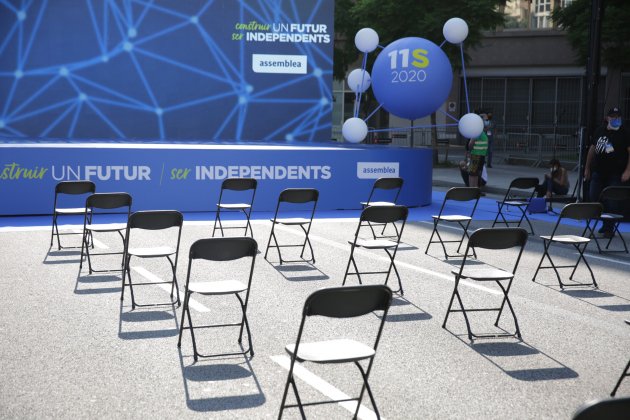 Concentración barcelona ANC Diada 2020 - Sergi Alcázar