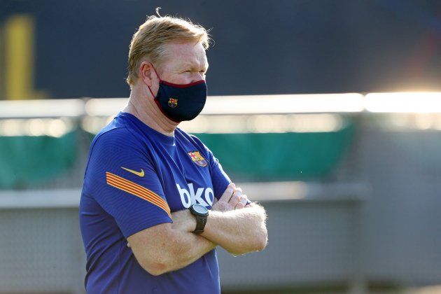 Ronald Koeman entrenament FCB