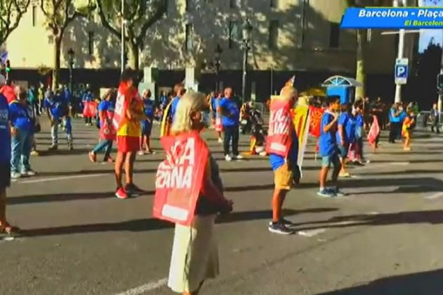 anc retrasmissió festividad plaza catalunya banco espanya