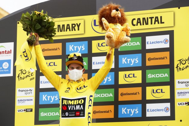 Primoz Roglic maillot amarillo Tour de Francia EFE
