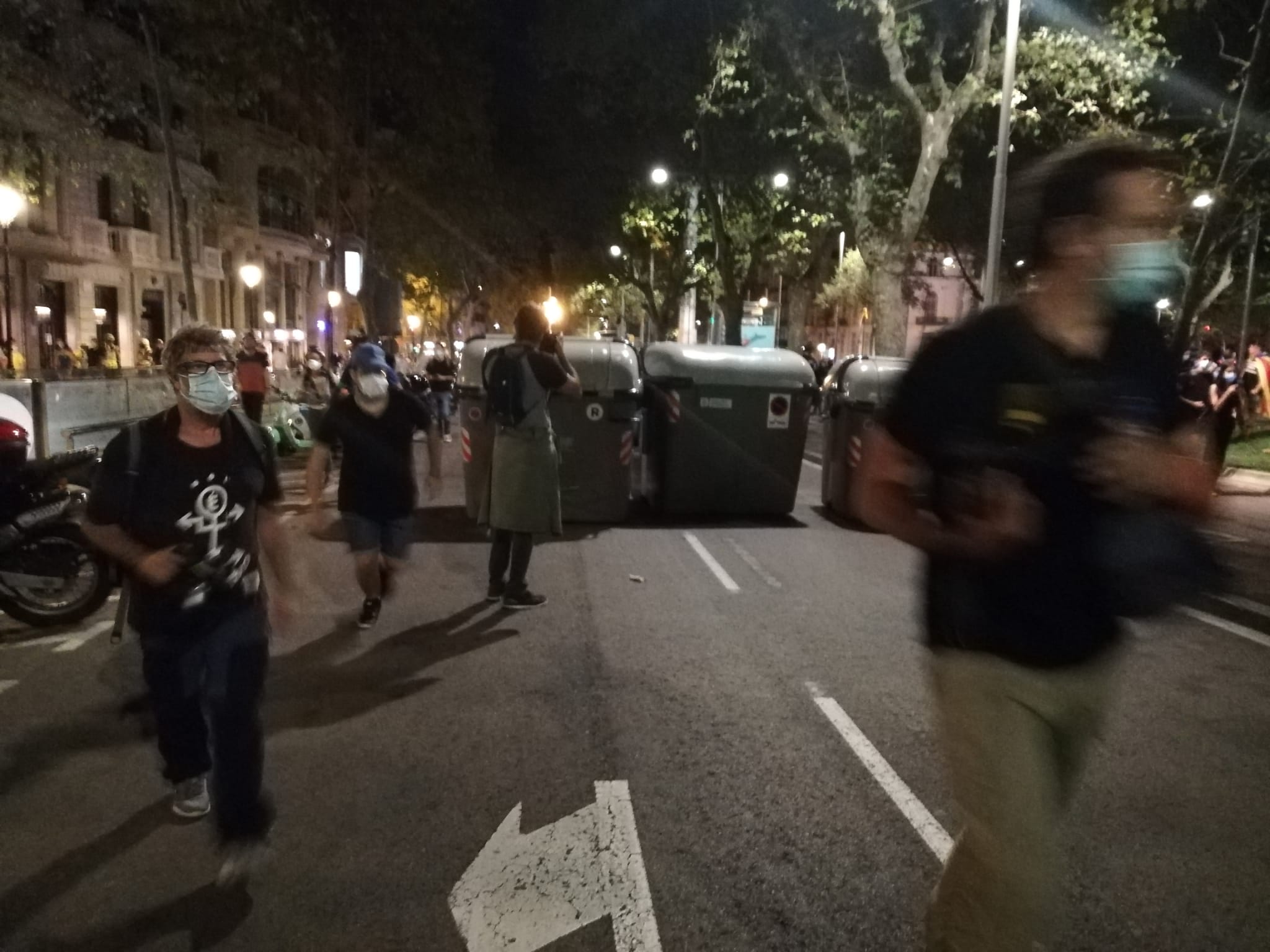 Diada: Finalitza la manifestació dels CDR