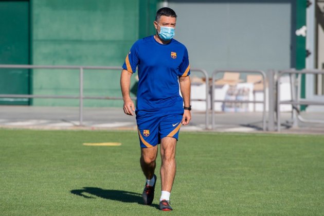 Garcia Pimienta entrenamiento @FCBarcelonaB