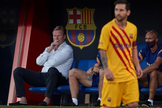 Messi mirada Koeman Barça Nastic EFE