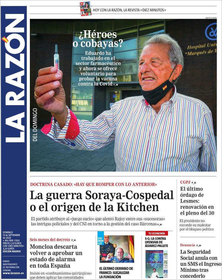 LA RAZON 13 setembre