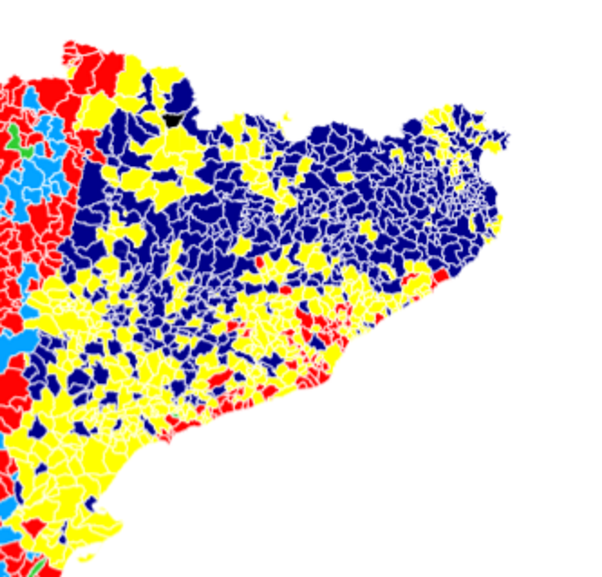 Mapa: Així quedaria el vot a Catalunya en unes generals, segons Electomania