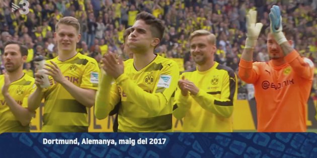Marc Bartra ovació Dortmund TV3