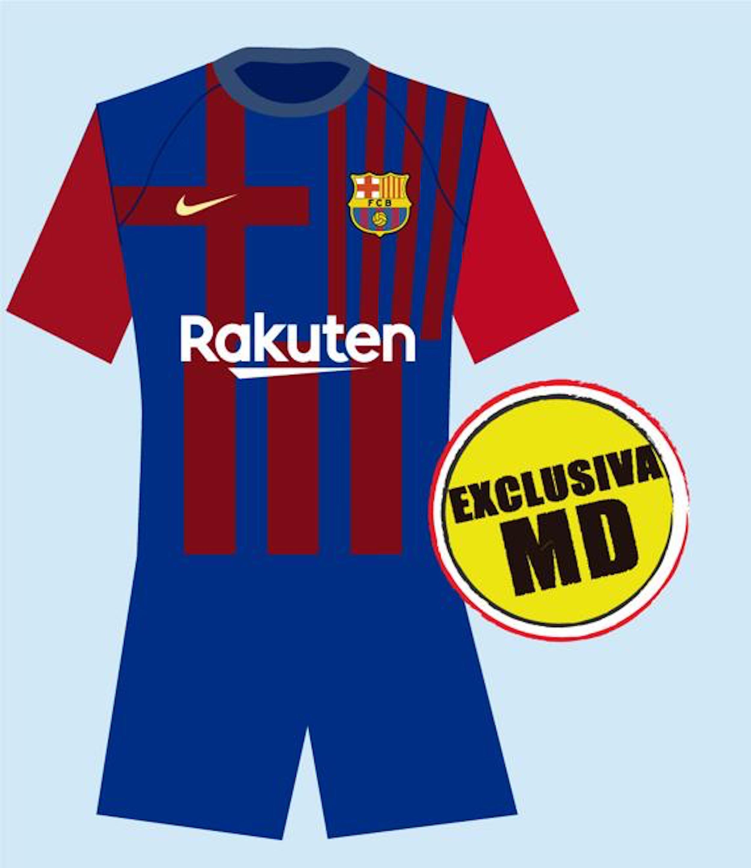 fc Barcelona Barça camiseta equipacio 2021 2022 @MundoDeportivo